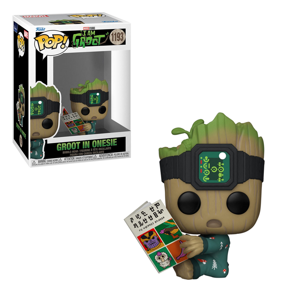 [PRE-ORDER] Funko POP! Marvel: I Am Groot - Groot in Onesie with Book Vinyl Figure #1193