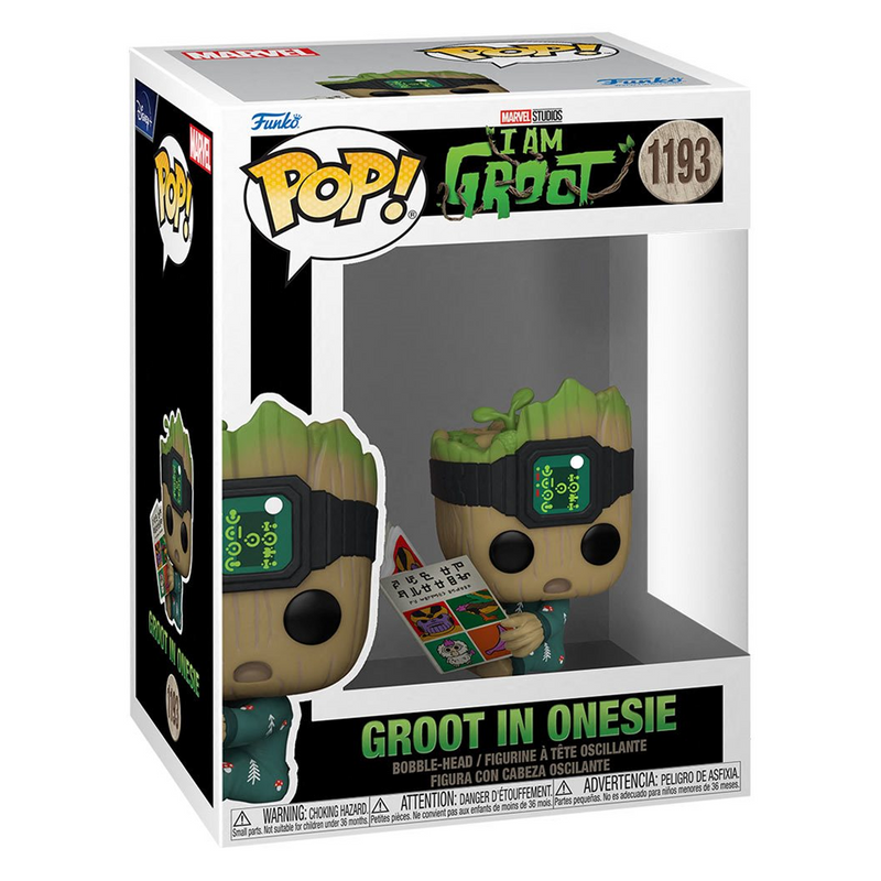 [PRE-ORDER] Funko POP! Marvel: I Am Groot - Groot in Onesie with Book Vinyl Figure