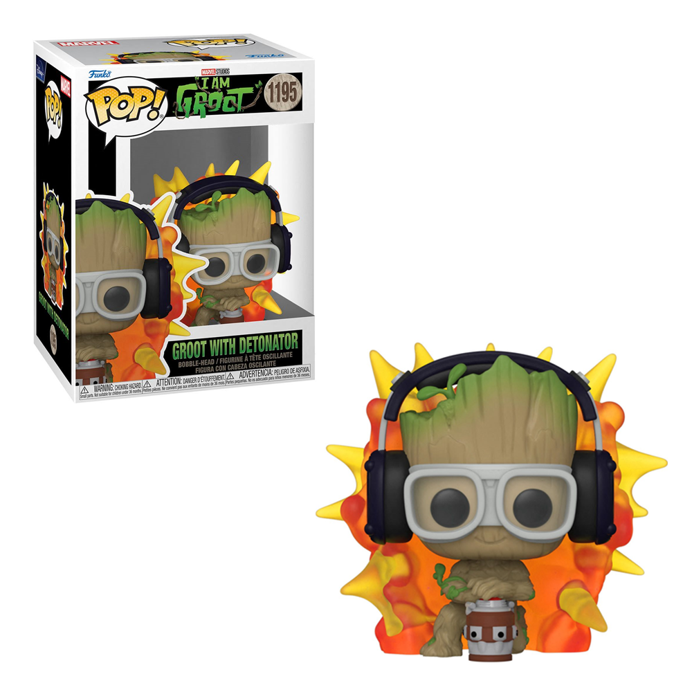 [PRE-ORDER] Funko POP! Marvel: I Am Groot - Groot with Detonator Vinyl Figure #1195