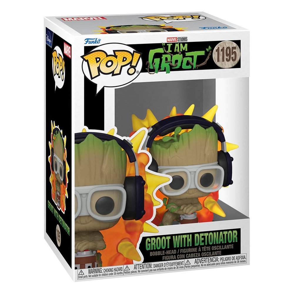 [PRE-ORDER] Funko POP! Marvel: I Am Groot - Groot with Detonator Vinyl Figure #1195