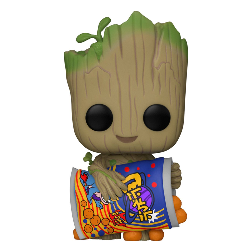 [PRE-ORDER] Funko POP! Marvel: I Am Groot - Groot with Cheese Puffs Vinyl Figure #1196