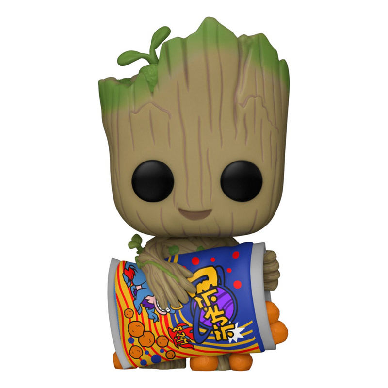 [PRE-ORDER] Funko POP! Marvel: I Am Groot - Groot with Cheese Puffs Vinyl Figure