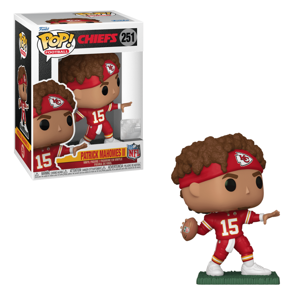 Funko POP! NFL: Chiefs - Patrick Mahomes II in Red Headband Vinyl Figure #251