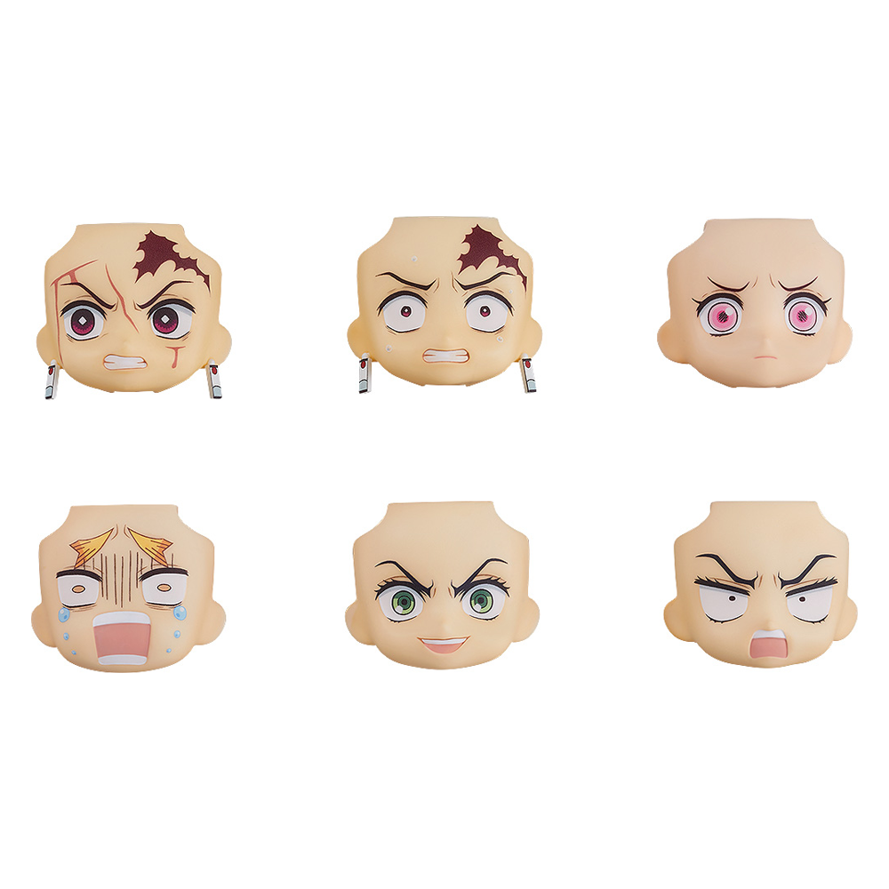 Nendoroid More: Demon Slayer: Kimetsu no Yaiba Face Swap 01 - Box Set of 6