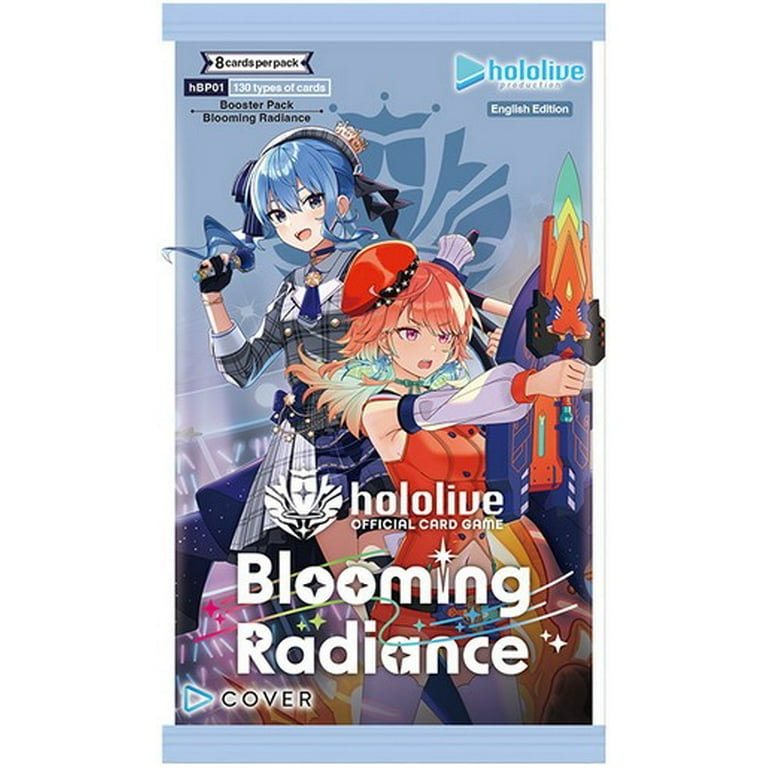 Hololive Official Card Game - Blooming Radiance Booster Pack (8 Cards) [English Version]