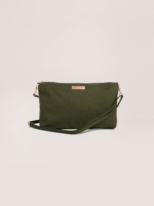 Be Quick Shoulder Purse - Olive Chromatics