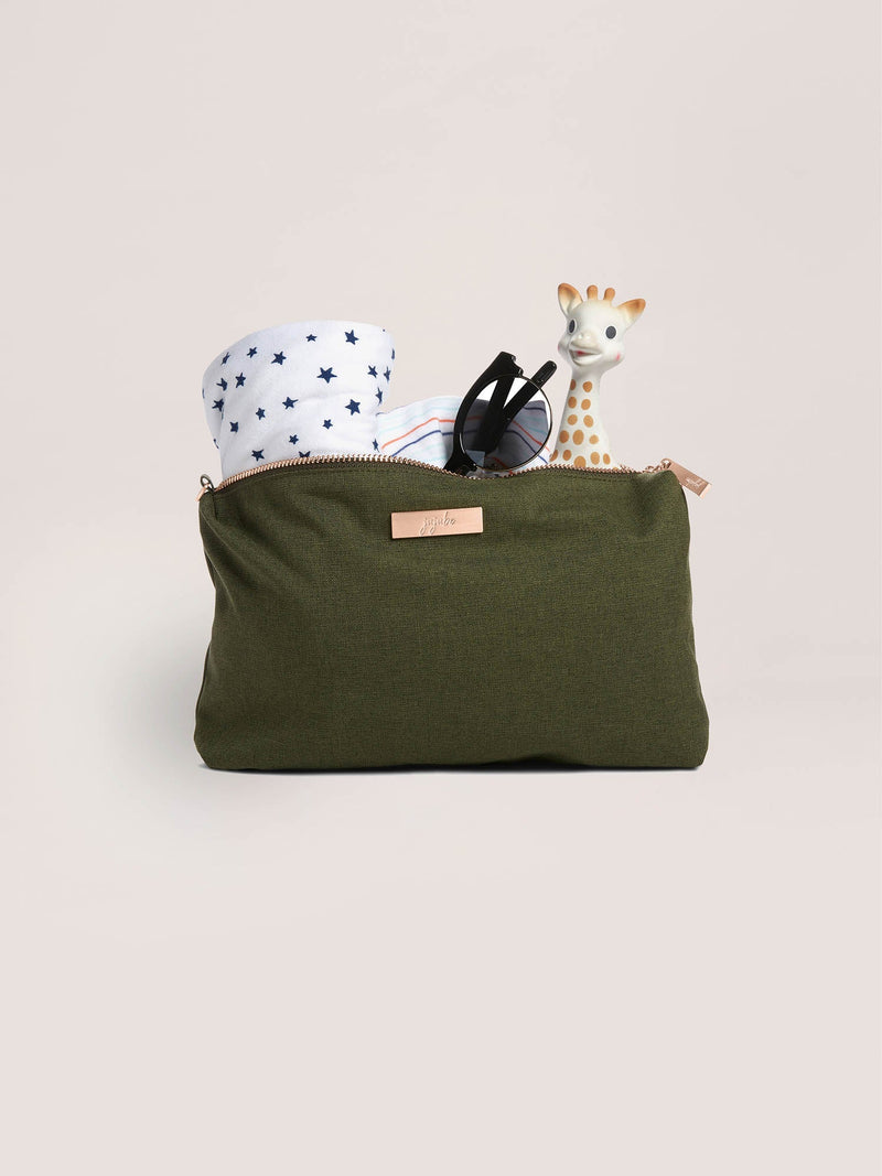 Be Quick Shoulder Purse - Olive Chromatics