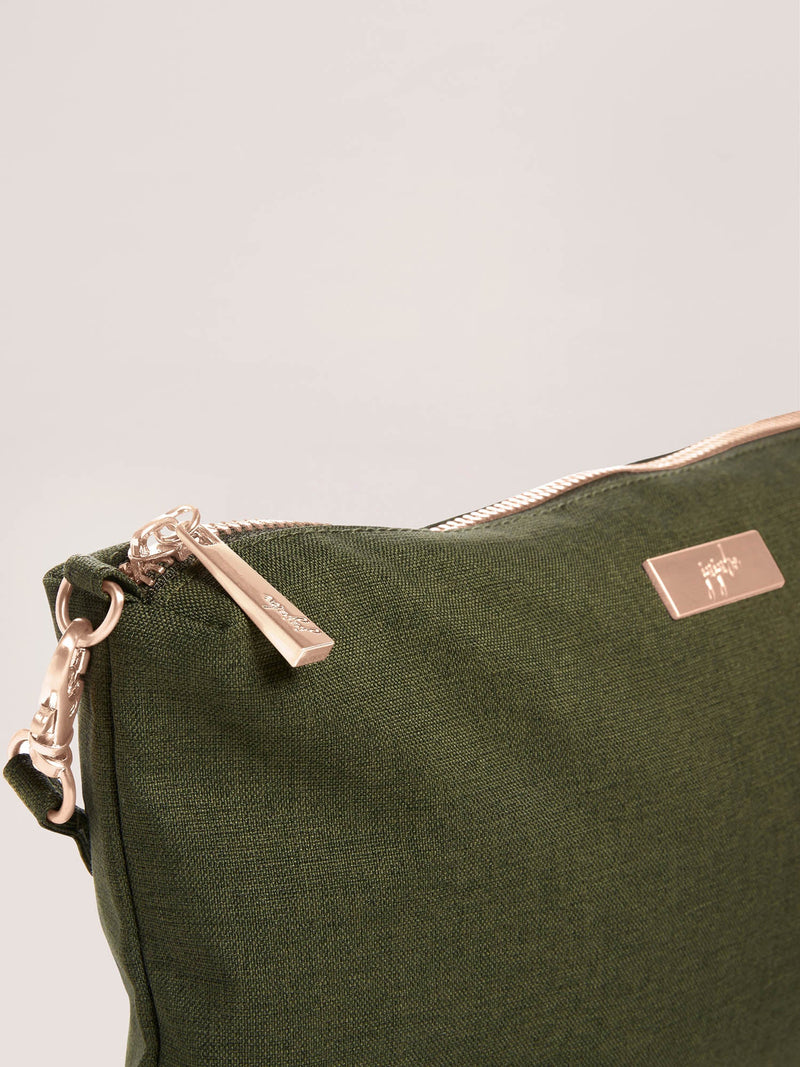 Be Quick Shoulder Purse - Olive Chromatics