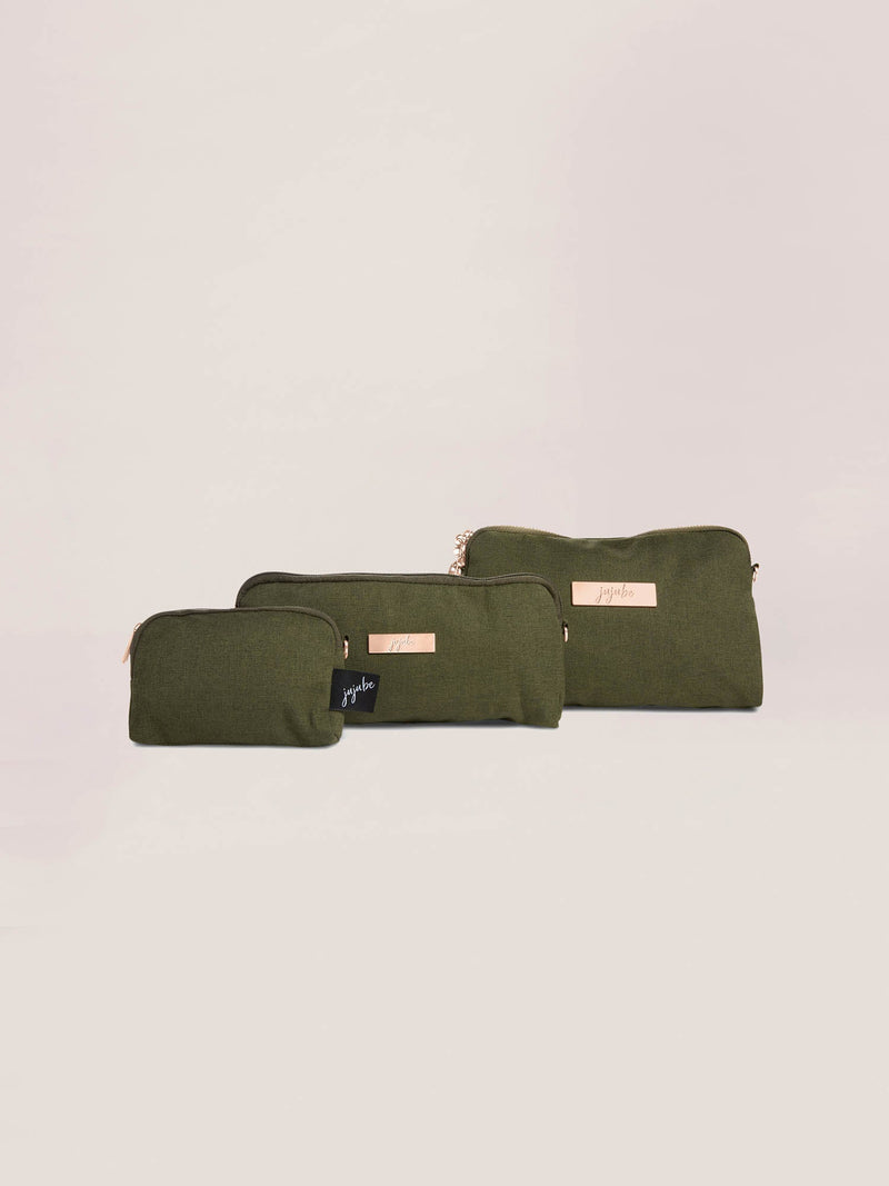 Be Set Organizing 3-Bag Set - Olive Chromatics