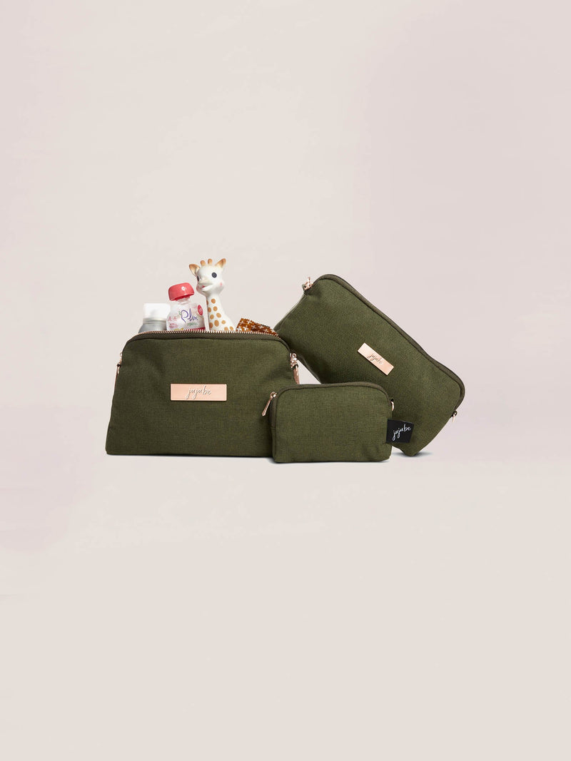 Be Set Organizing 3-Bag Set - Olive Chromatics