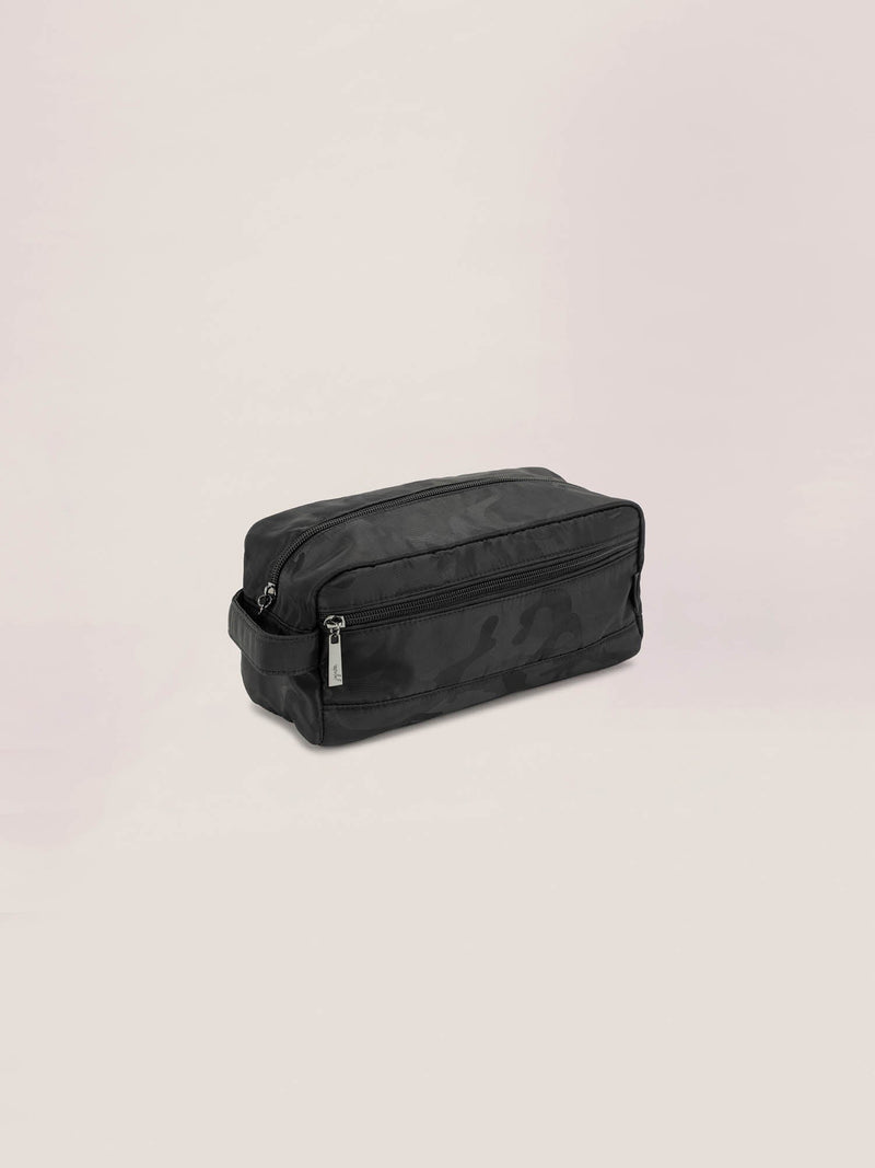 Be Dapper Toiletry Cosmetic Bag - Camo Black