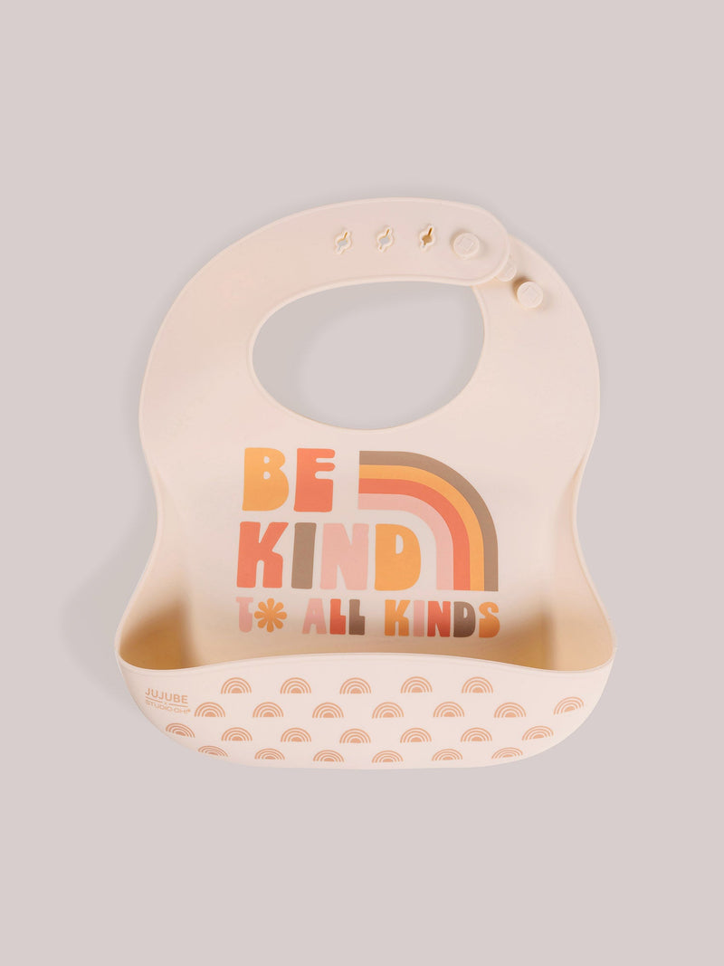 Silicone Bib - Be Kind Rainbows