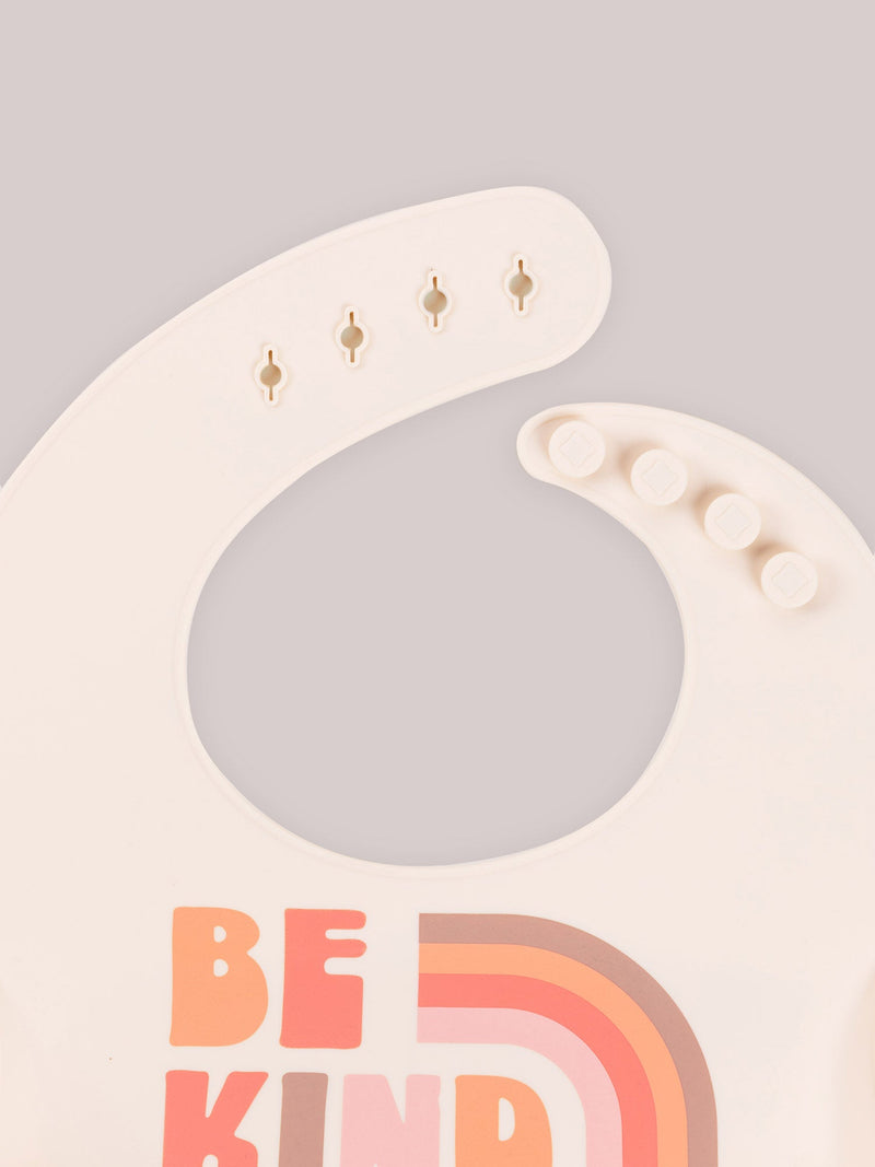 Silicone Bib - Be Kind Rainbows