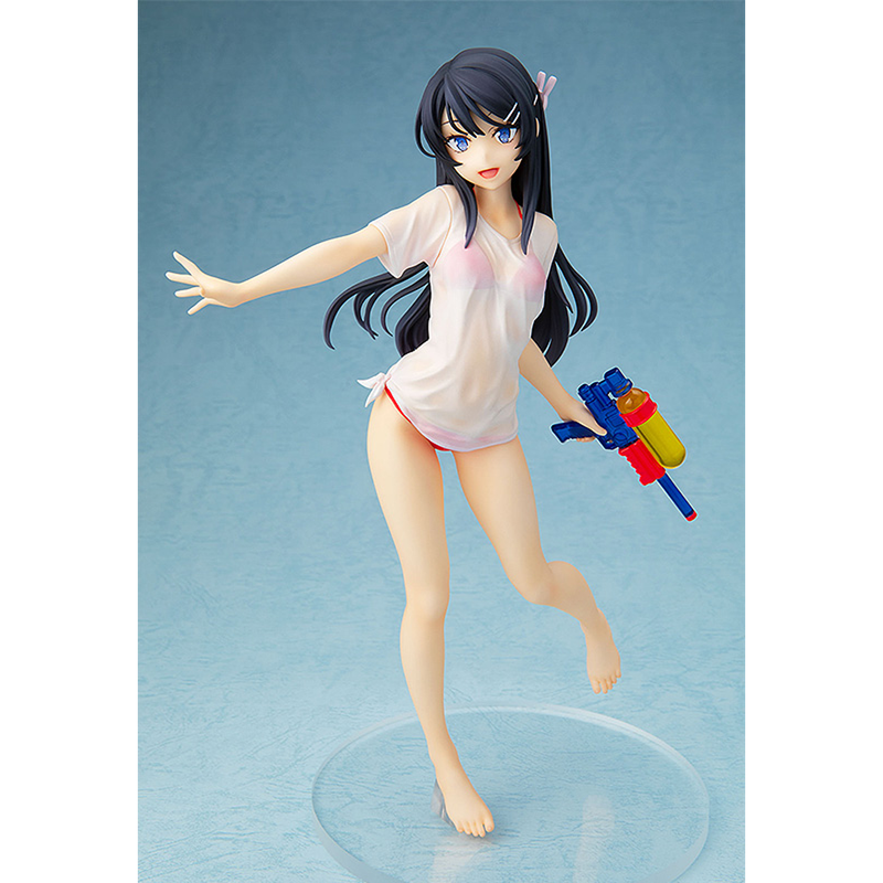 Chara-Ani: Rascal Does Not Dream of Bunny Girl Senpai - Mai Sakurajima (Water Gun Date Ver.) 1/7 Scale Figure