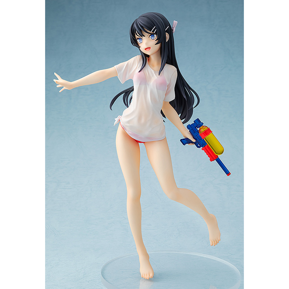 Chara-Ani: Rascal Does Not Dream of Bunny Girl Senpai - Mai Sakurajima (Water Gun Date Ver.) 1/7 Scale Figure