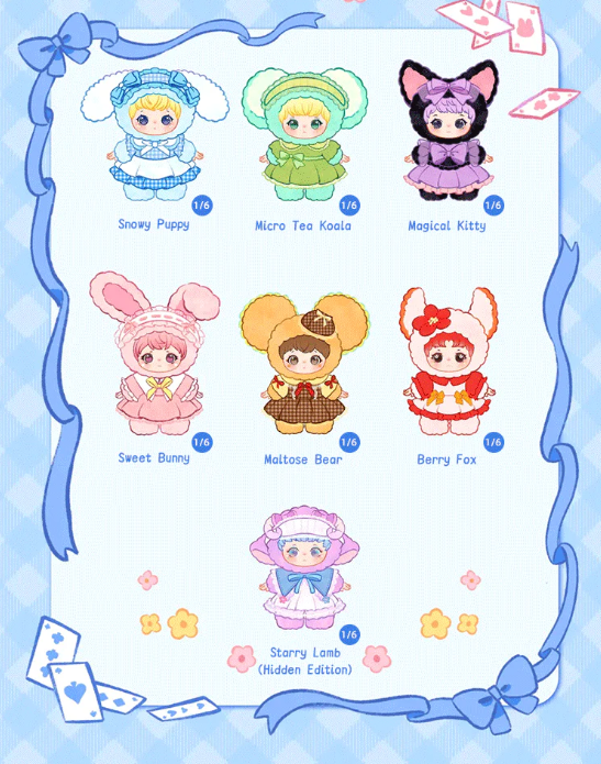 HereToy: ZIYULI Lolita Secret Garden Tea Party Series - 1 Blind Box