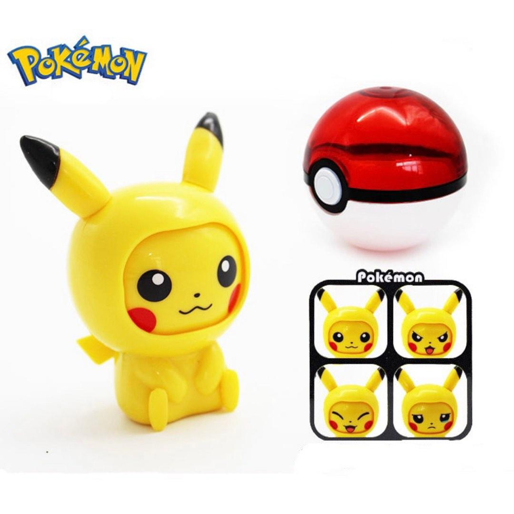 LingDong: Pokemon Face Off Figures 1st Batch - 1 Blind Pokeball Capsule