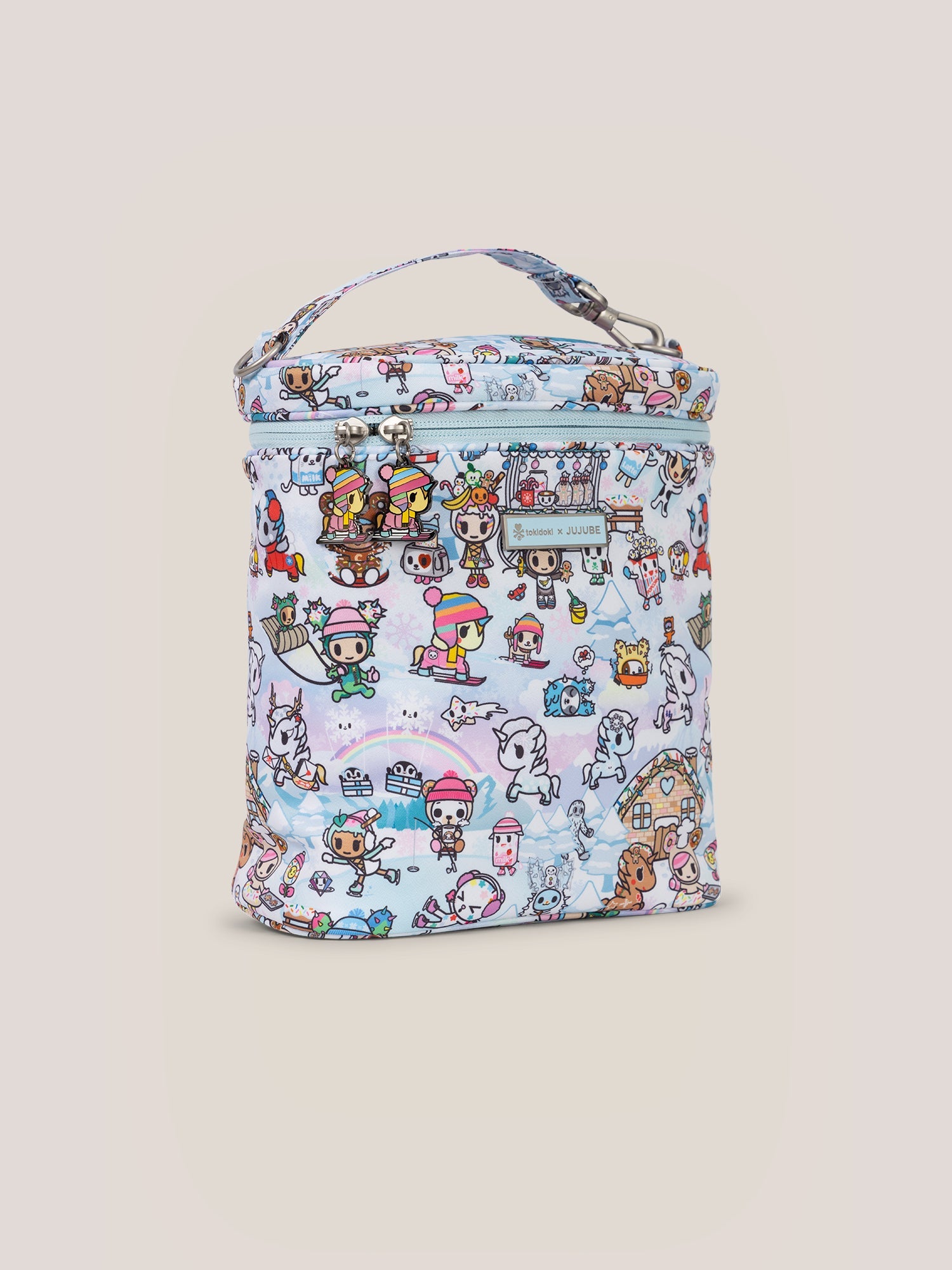 tokidoki Snow Day Fuel Cell Insulated Bottle Bag — Ice Blue