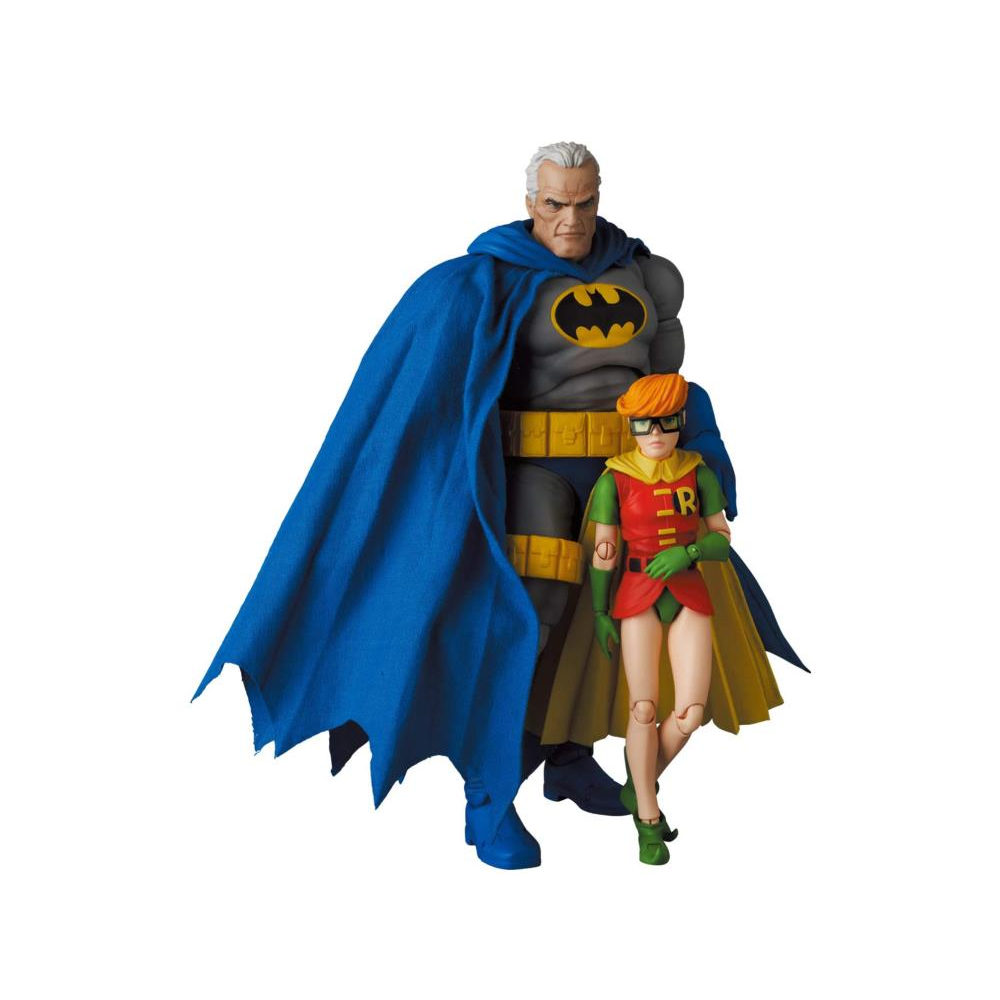 Medicom Toy: Batam: Mafex Batman (Blue Ver.) and Robin (The Dark Knight Returns) #139