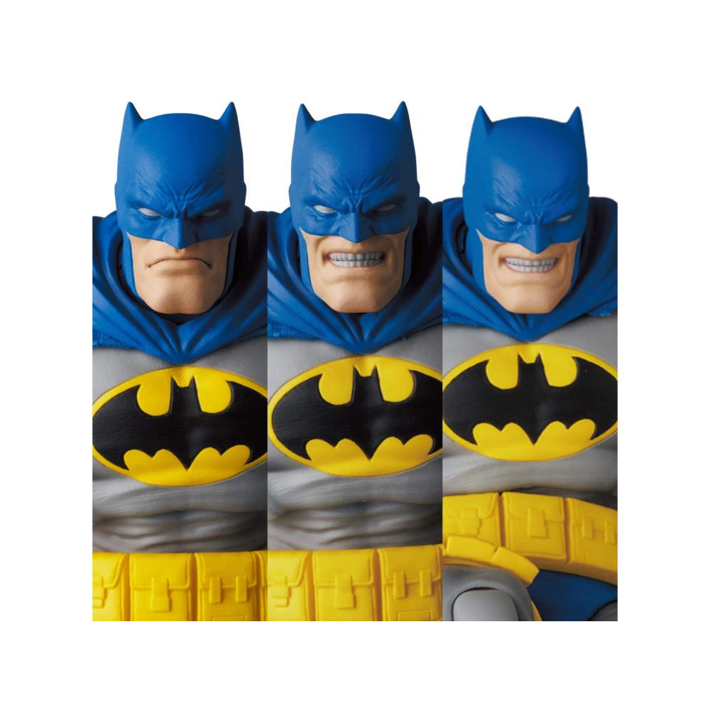 Medicom Toy: Batam: Mafex Batman (Blue Ver.) and Robin (The Dark Knight Returns) #139