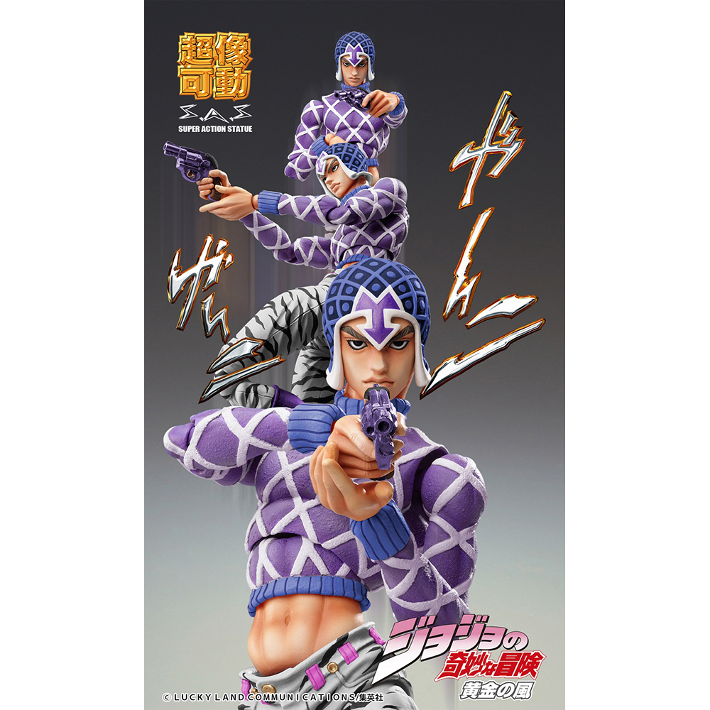 Medicos Super Action Statue Guido Mista & S . on sale P (READ DESCRIPTION)