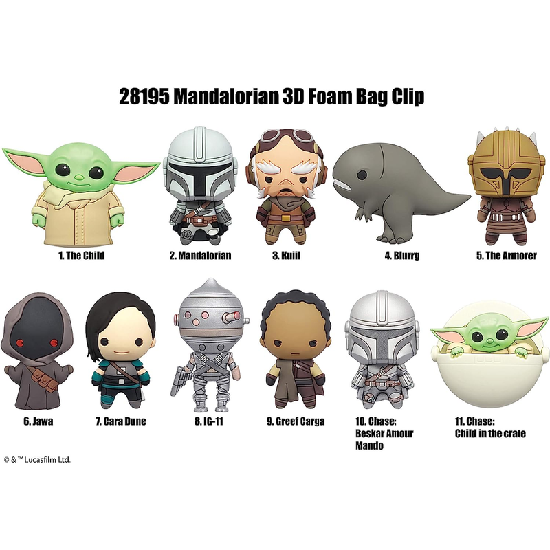 Monogram: Star Wars: The Mandalorian Series 1 - 3D Foam Bag Clip Blind Bag