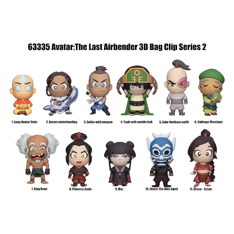 Monogram: Avatar: The Last Airbender Series 2 - 3D Foam Bag Clip Blind Bag