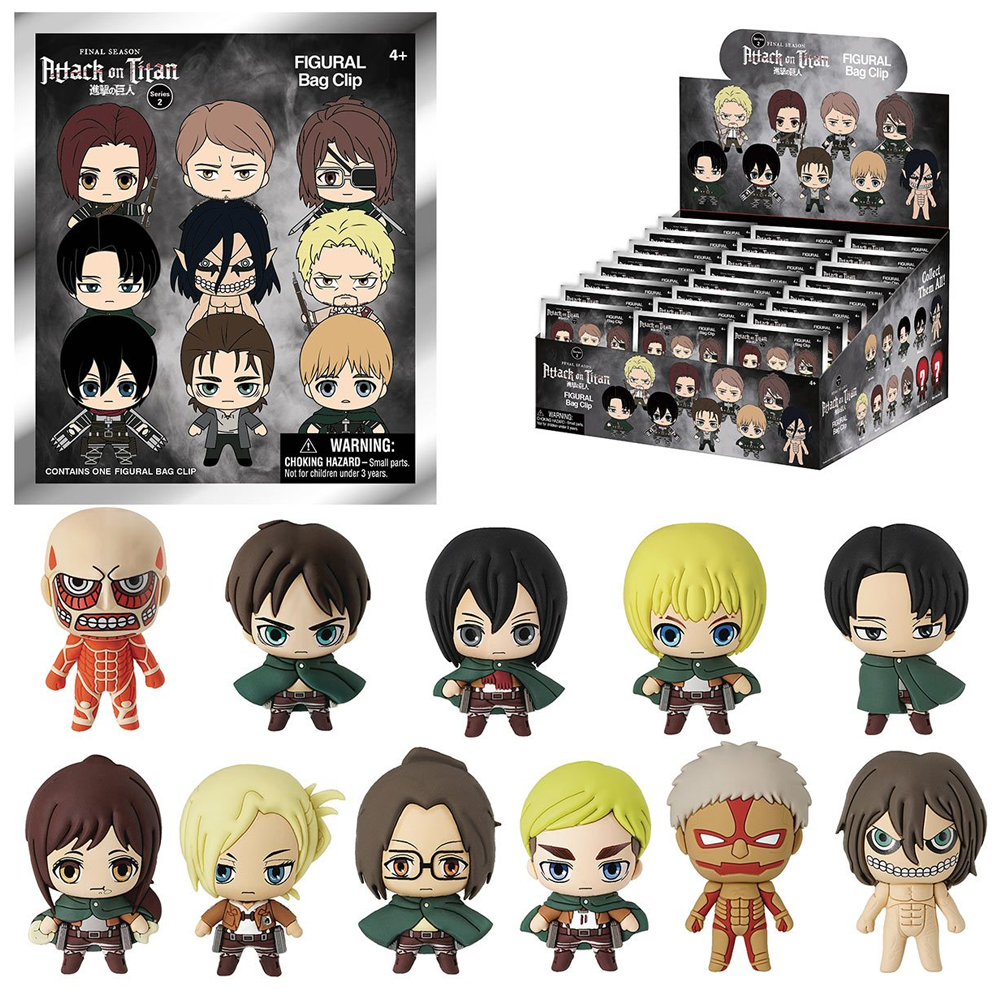 Monogram: Attack on Titan Series 2 - 3D Foam Bag Clip Blind Bag