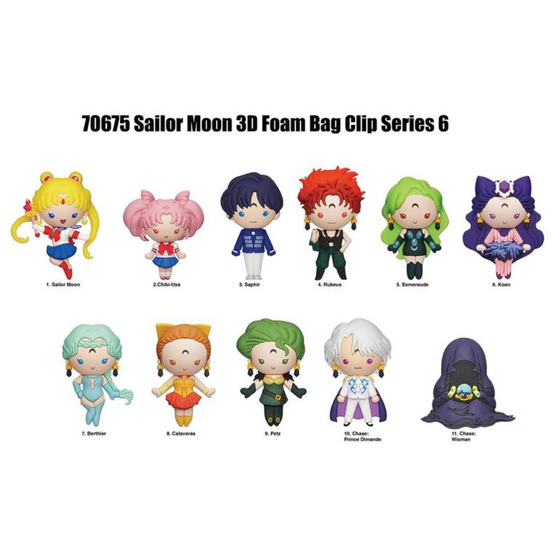 Monogram: Sailor Moon Series 6 - 3D Foam Bag Clip Blind Bag