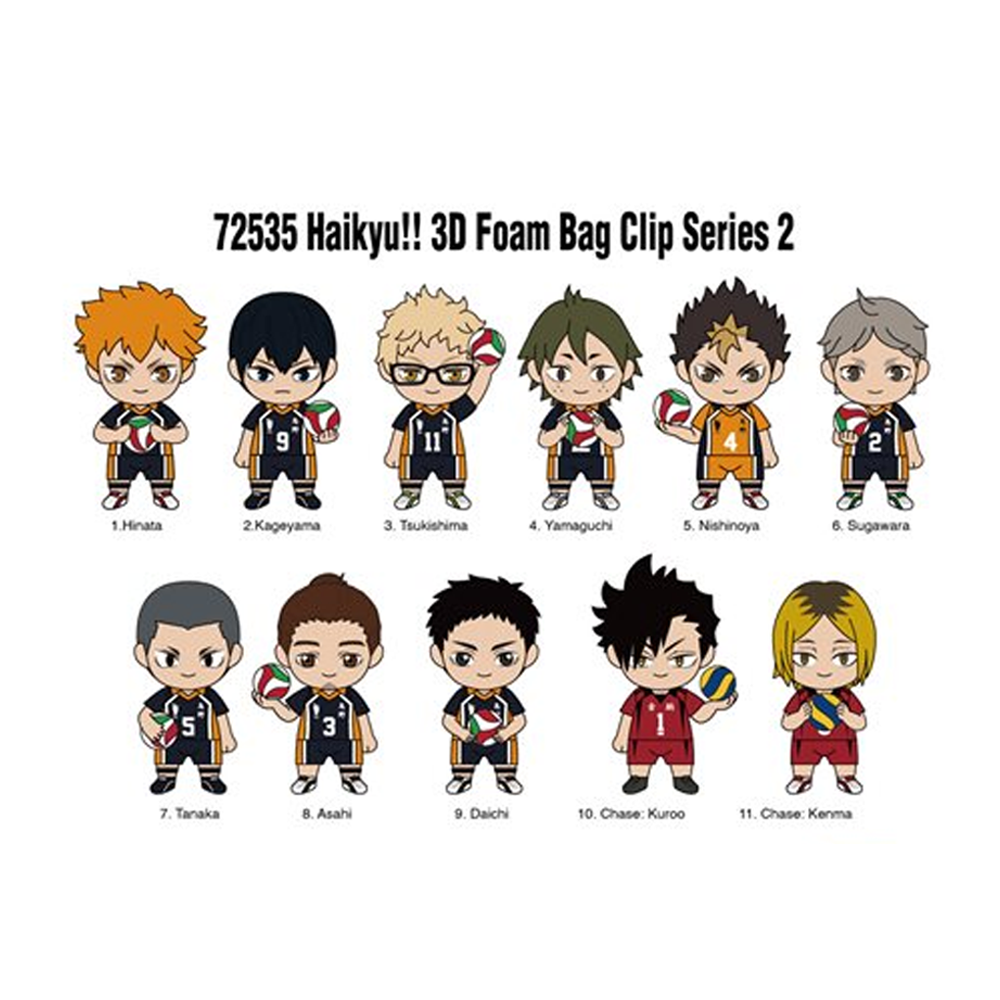 Monogram: Haikyuu!! Series 2 - 3D Foam Bag Clip Blind Bag