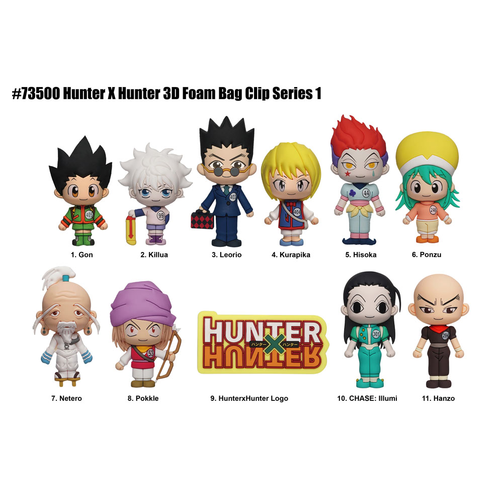 Monogram: Hunter X Hunter Series 1 - 3D Foam Bag Clip Blind Bag