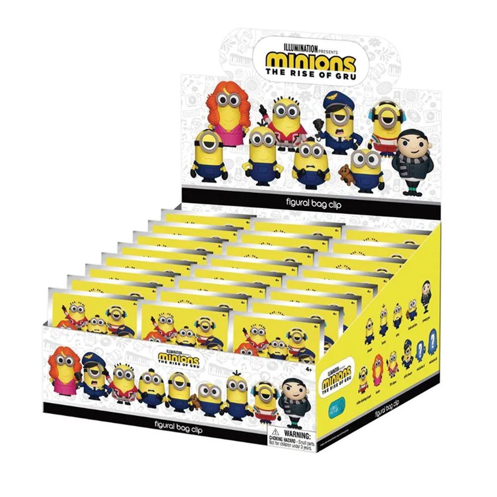 Monogram: Minions: The Rise of Gru Series 1 - 3D Foam Bag Clip Blind Bag