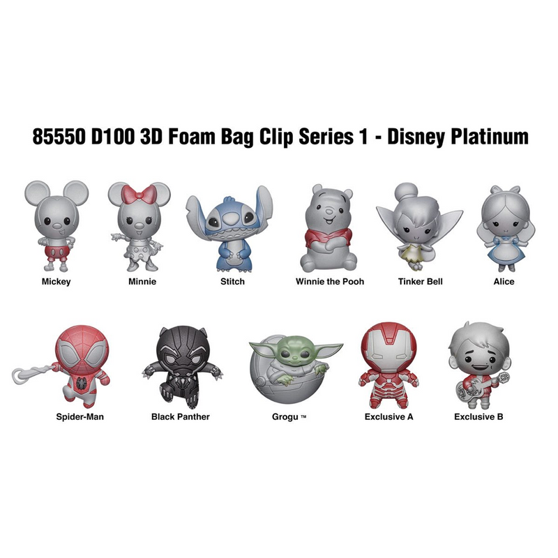 Monogram: Disney D100 Series 1 - 3D Foam Bag Clip Blind Bag
