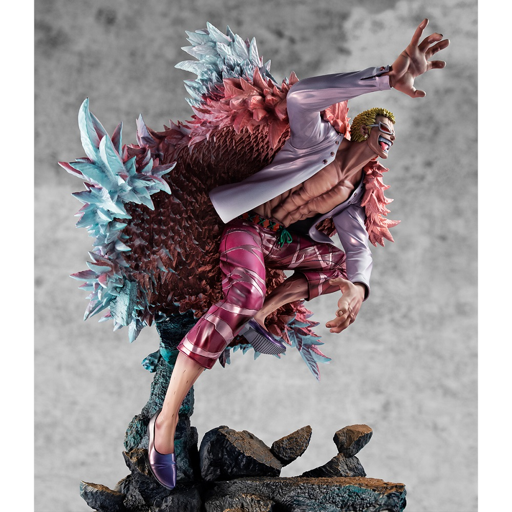 Megahouse: Portrait of Pirates One Piece - Donquixote Doflamingo (Heavenly Demon) Figure