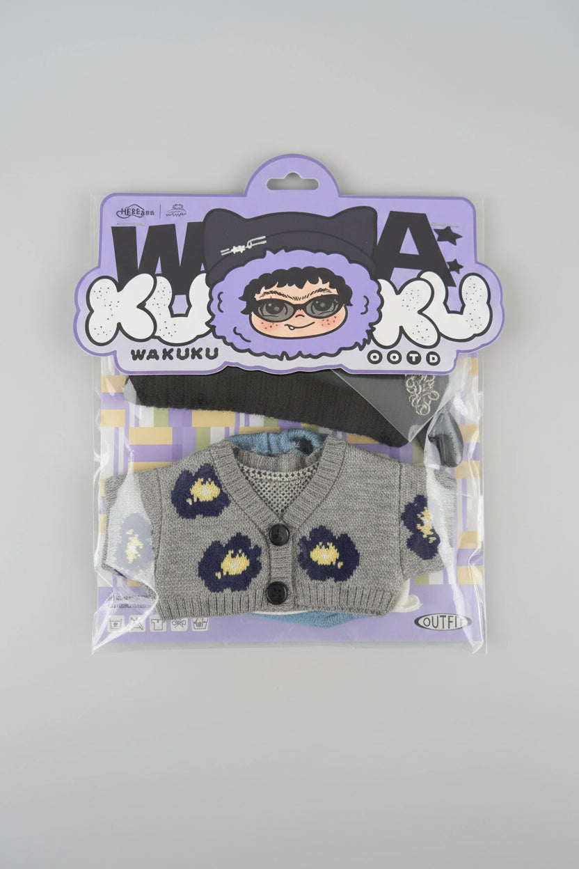 HereToy: WAKUKU Big Star Series Doll Outfit (Trendy Knit Set)