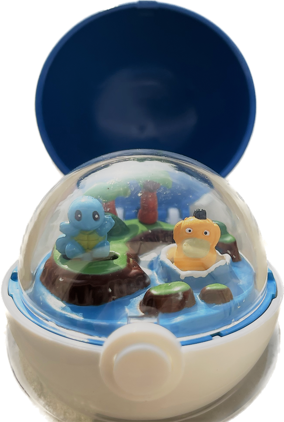 TOMY: Pokemon Monster Collection - Psyduck and Squirtle Windup Diorama Master Ball