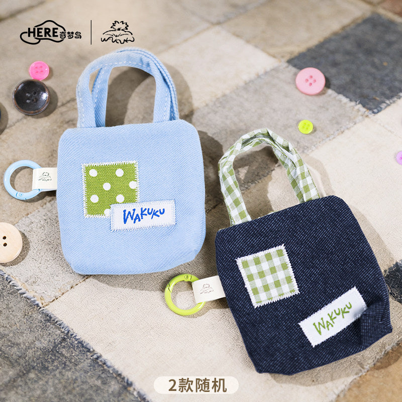 HereToy: WAUKUKU Handmade World Series Merchandise – Coin Purse (dark blue or light blue)