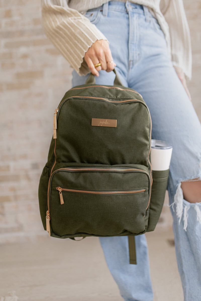 Zealous Large Diaper Backpack - Olive Chromatics