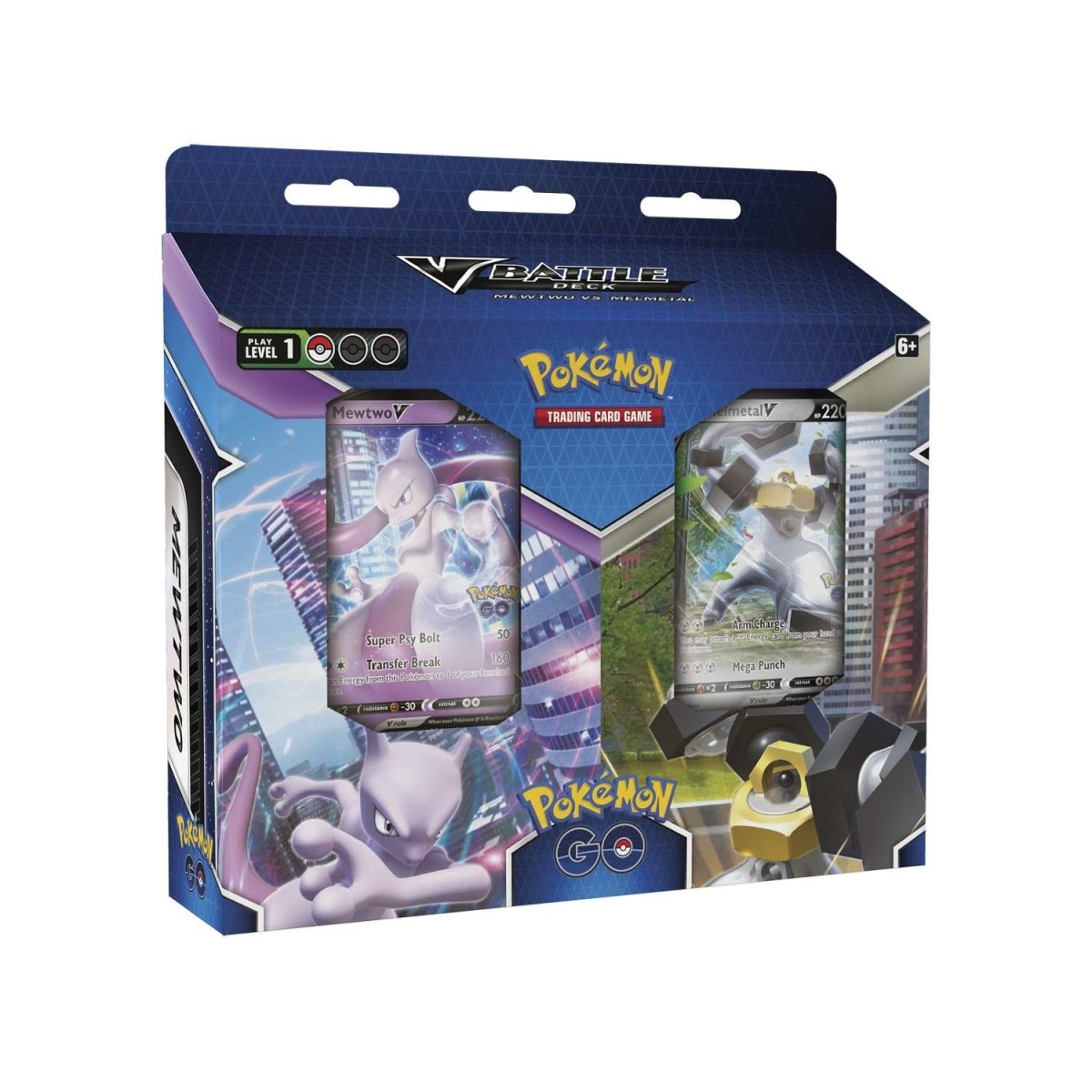 Pokémon TCG: Pokémon GO V Battle Deck Bundle - Mewtwo vs Melmetal