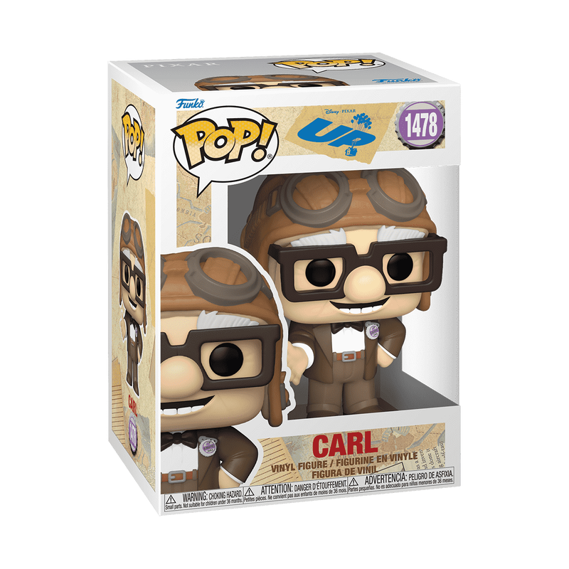 Funko POP! Up - Carl in Aviator Hat Vinyl Figure #1478