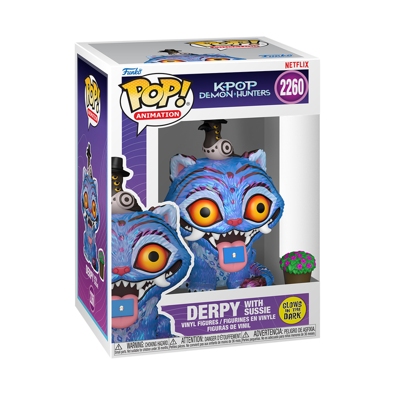 Funko POP! Animation: KPOP Demon Hunters - Derpy with Sussie (Glows in the Dark) #2260
