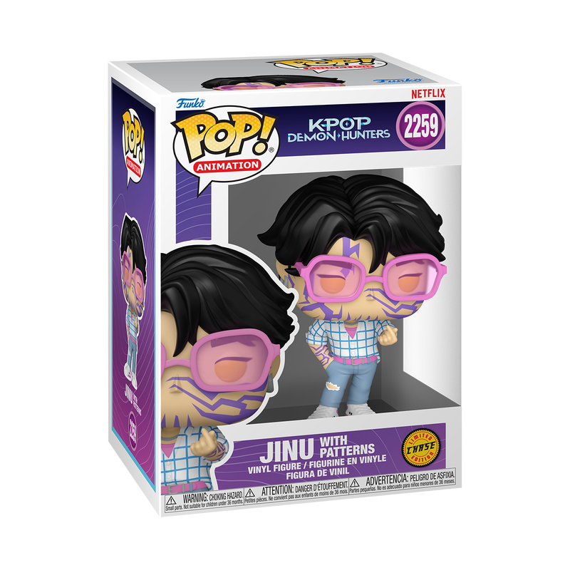 Funko POP! Animation: KPOP Demon Hunters - Jinu with Chase Vinyl Figure #2259