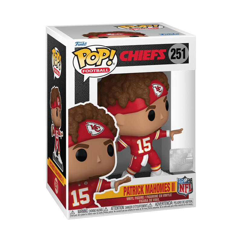 Funko POP! NFL: Chiefs - Patrick Mahomes II in Red Headband Vinyl Figure #251