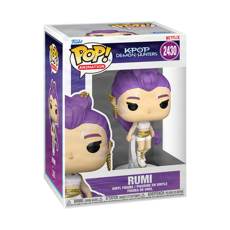 Funko POP! Animation: KPOP Demon Hunters - Rumi (What It Sounds Like) with Chase #2430