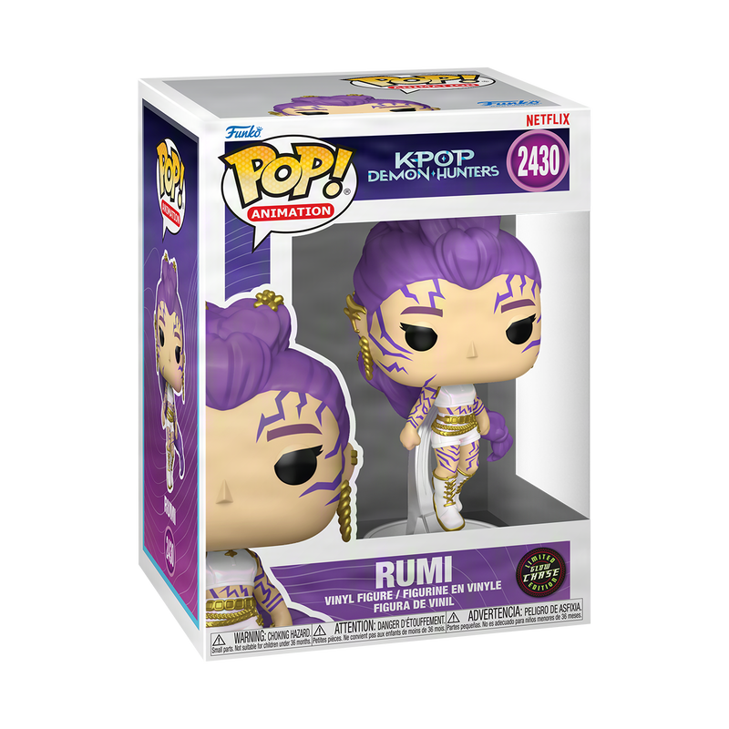 Funko POP! Animation: KPOP Demon Hunters - Rumi (What It Sounds Like) with Chase #2430