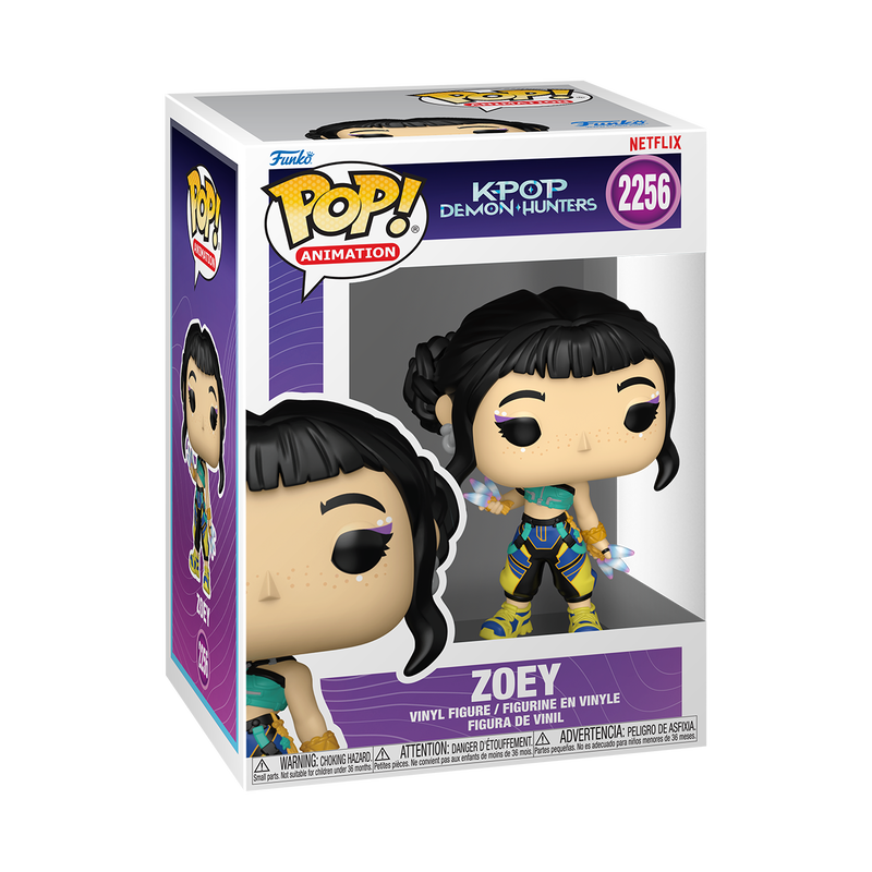 Funko POP! Animation: KPOP Demon Hunters - Zoey #2256 Funko POP! Animation: KPOP Demon Hunters - Zoey #2256