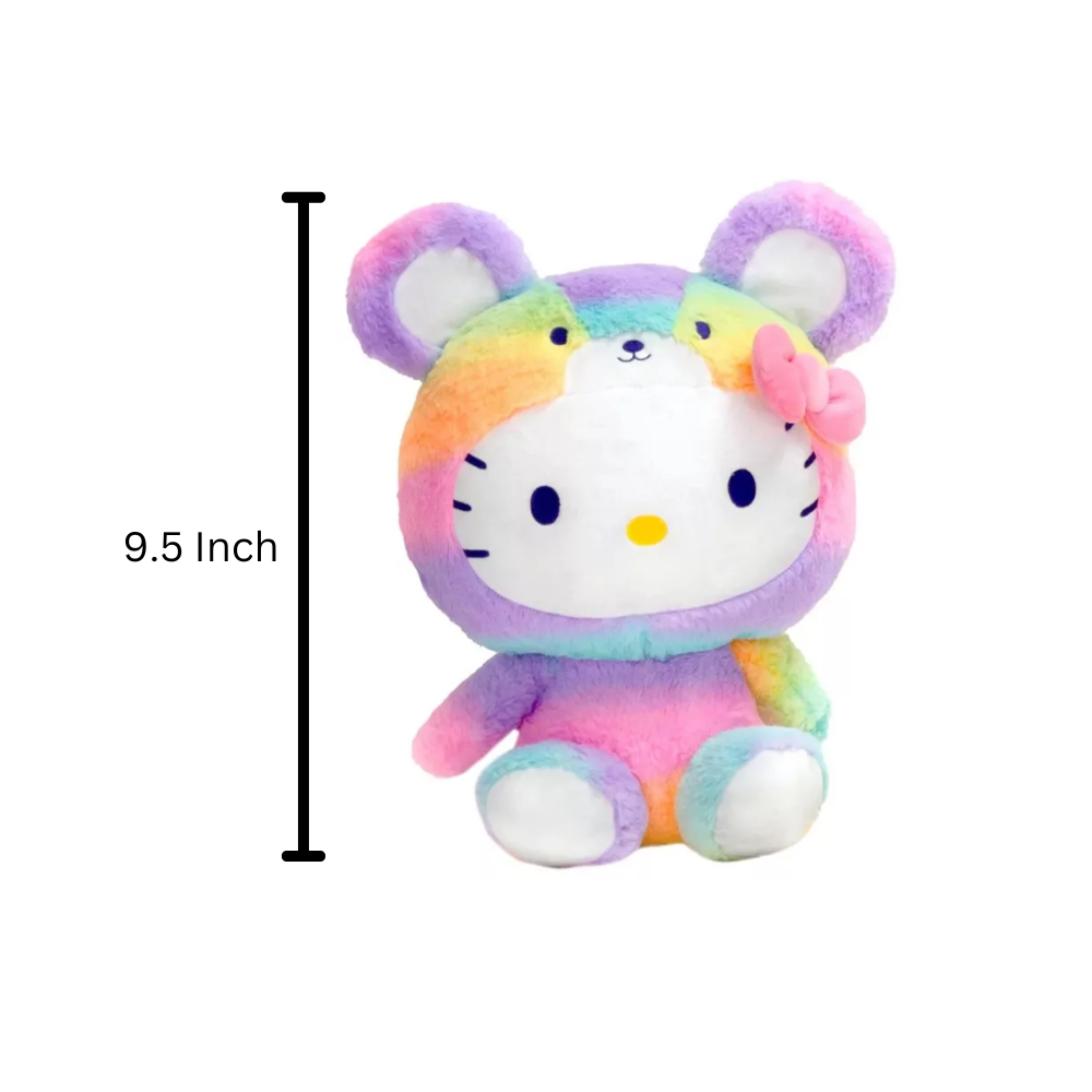 Fiesta: Sanrio - Hello Kitty Rainbow Sherbet (Bear) 9.5-Inch Plush