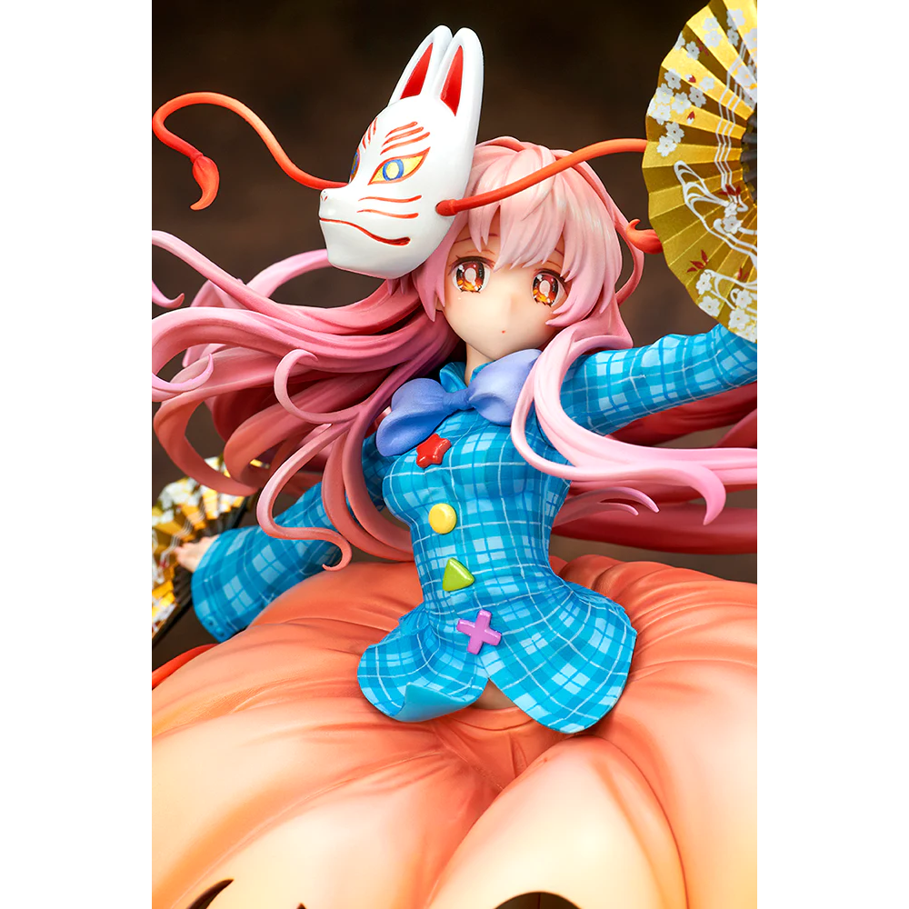 Ques Q: Touhou Project - Kokoro Hatano (Expressive Poker Face) (Light Equipment Ver.) 1/8 Scale Figure