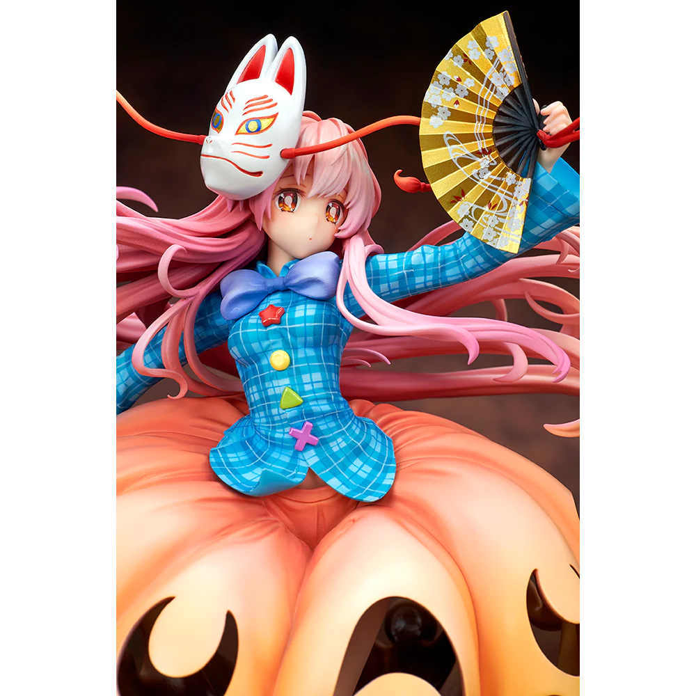 Ques Q: Touhou Project - Kokoro Hatano (Expressive Poker Face) (Light Equipment Ver.) 1/8 Scale Figure