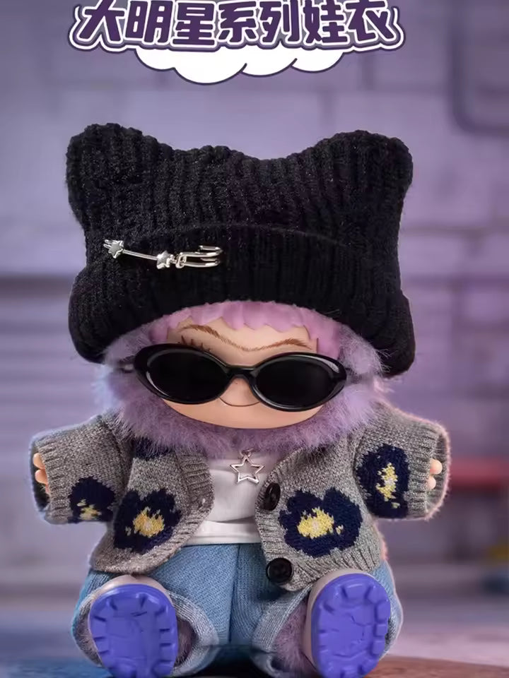 HereToy: WAKUKU Big Star Series Doll Outfit (Trendy Knit Set)